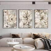 Canvas - Modern White Flower